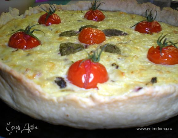 Киш с кабачком и картофелем Киш с кабачком и картофелем