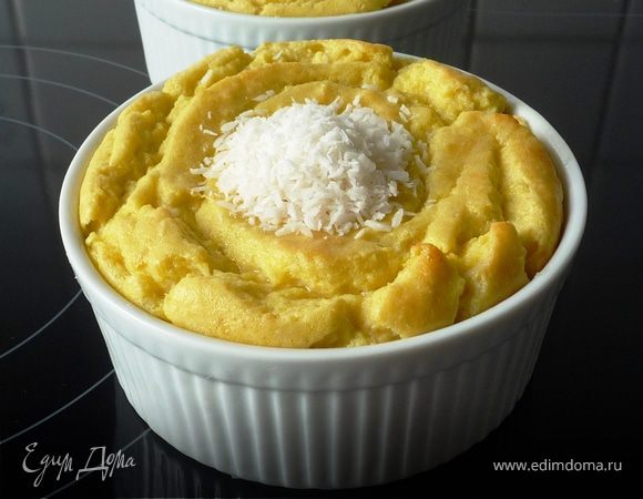 Нежное мангово-кокосовое суфле Нежное мангово-кокосовое суфле