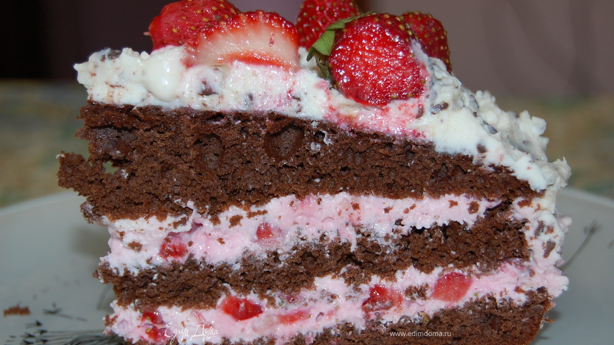 Клубничный торт