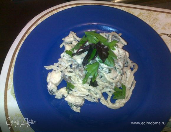 Паста в сливочном соусе