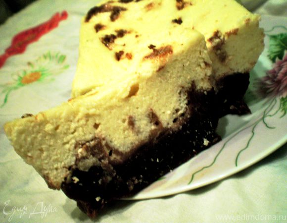Мраморный чизкейк с рикоттой