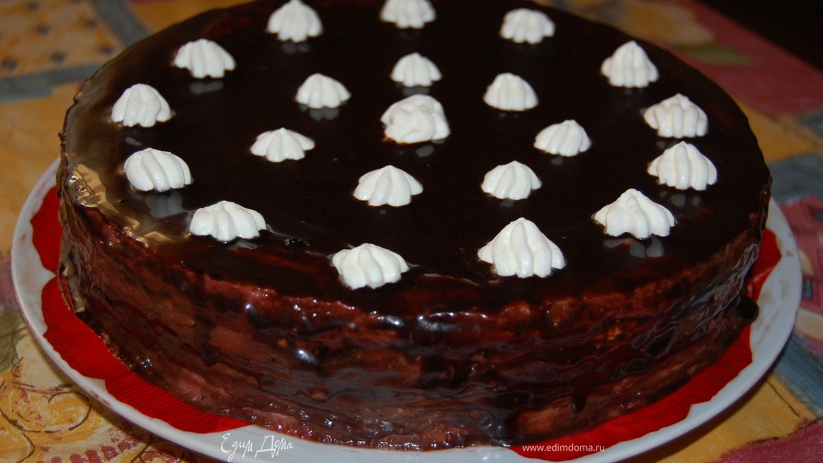 Творожный торт с клубникой