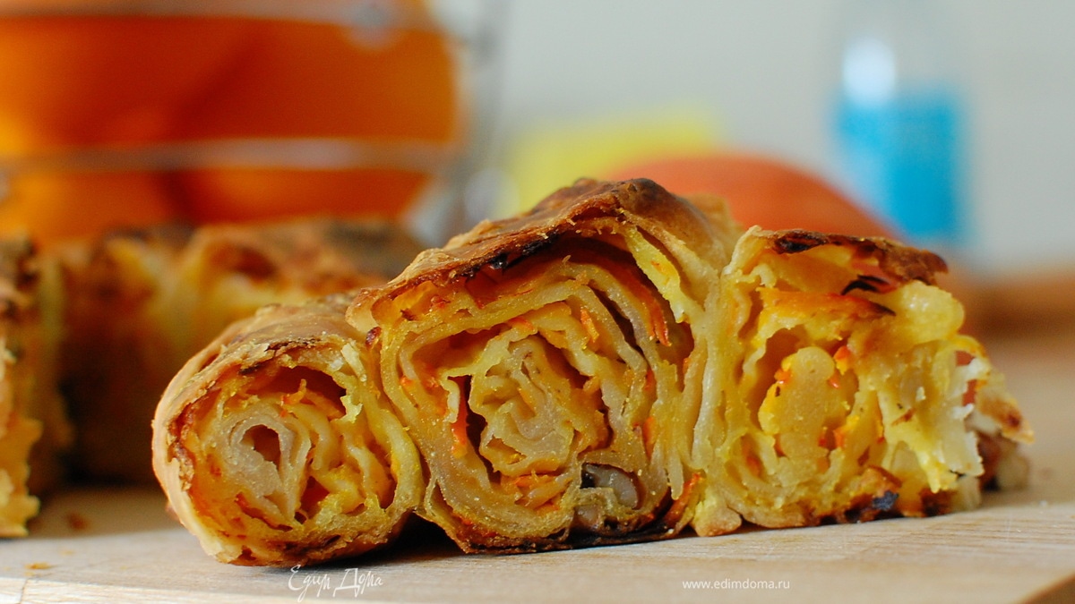 Фулто с тыквой и орехами.