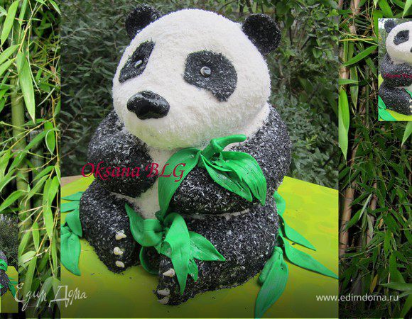 Торт "Пандочка с бамбуком" Торт "Пандочка с бамбуком"