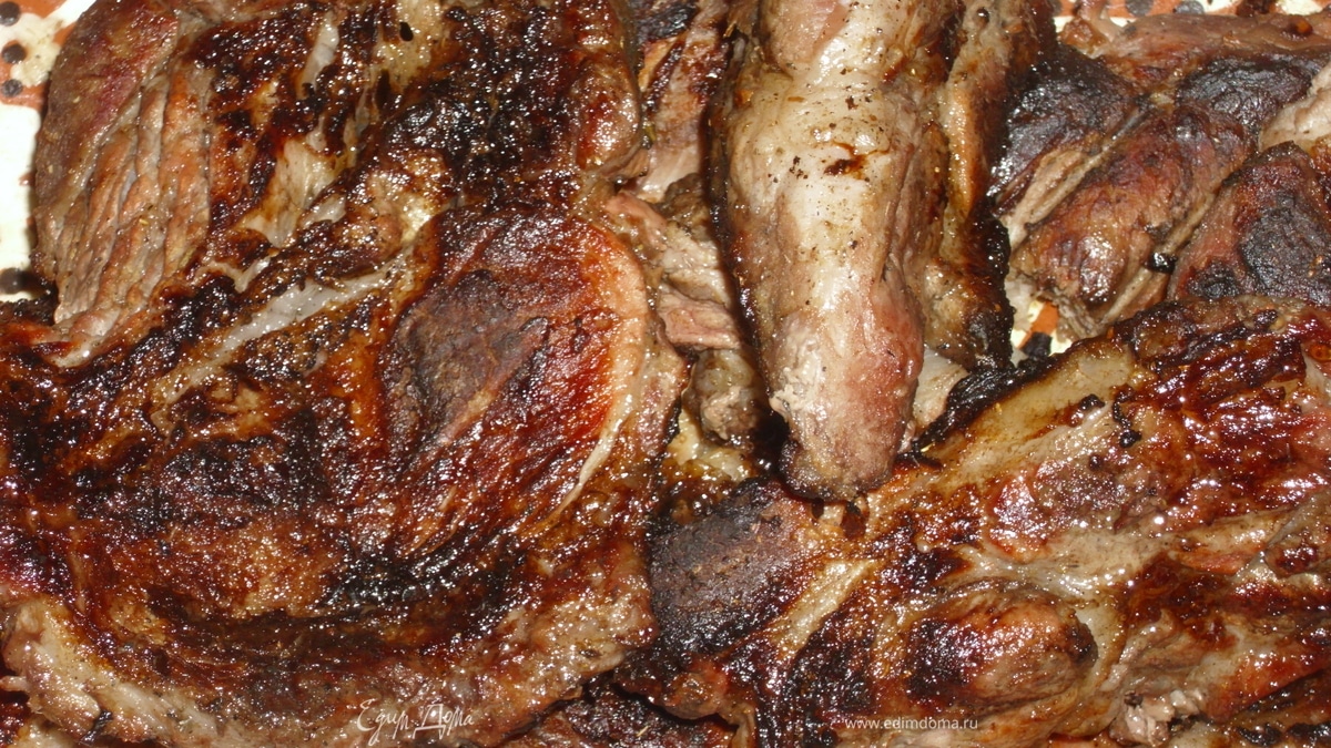 Свинина гриль и харавац