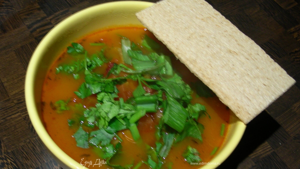 Суп из красной фасоли