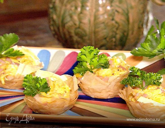 яичница в тесте фило яичница в тесте фило