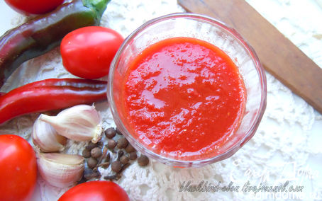 Рецепт Пряный томатный соус(кетчуп)