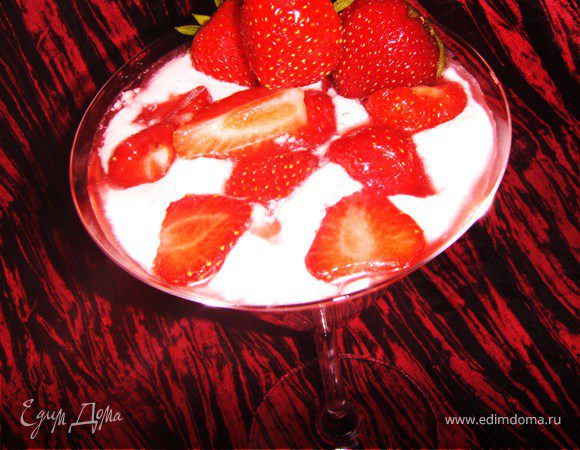 Десерт "Клубника Романов"
