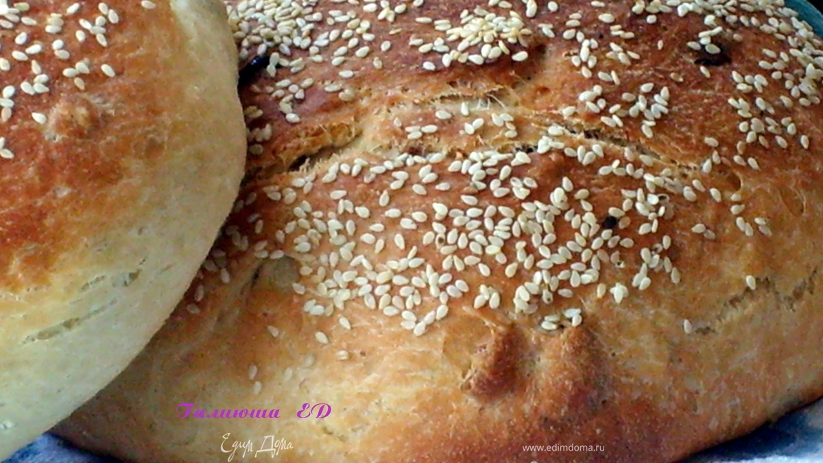 Хлебушек с изюмом, орехами и корицей