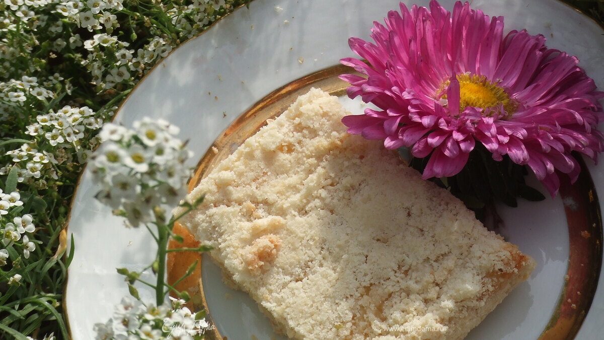 Кукурузно-творожный пирог