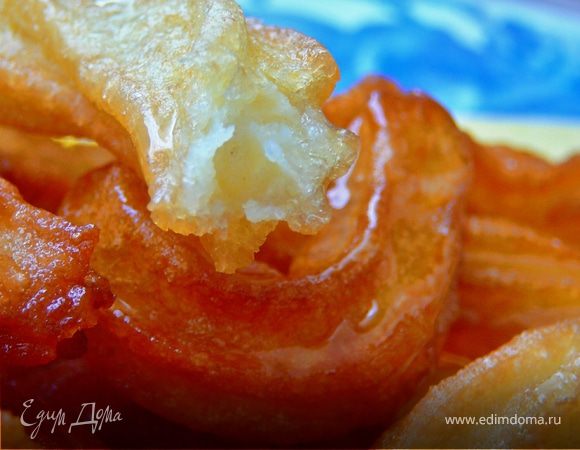 Жгутики(Восточная сладость"Тулумба"или же "Сладкие огурчики")