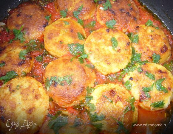 Куриные тефтели в соусе