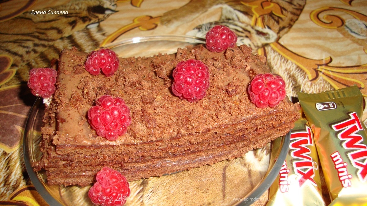 Шоколадный торт «Малиновый поцелуй»