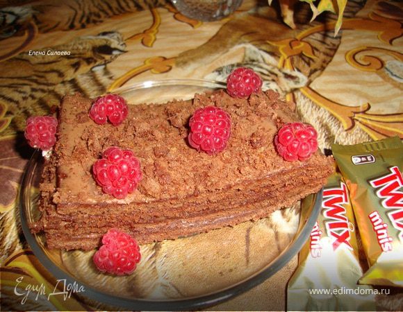 Шоколадный торт «Малиновый поцелуй»