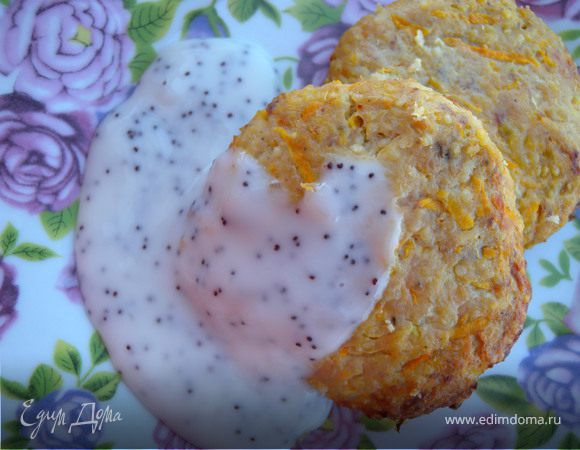 Морковно-рыбные биточки "гриль"