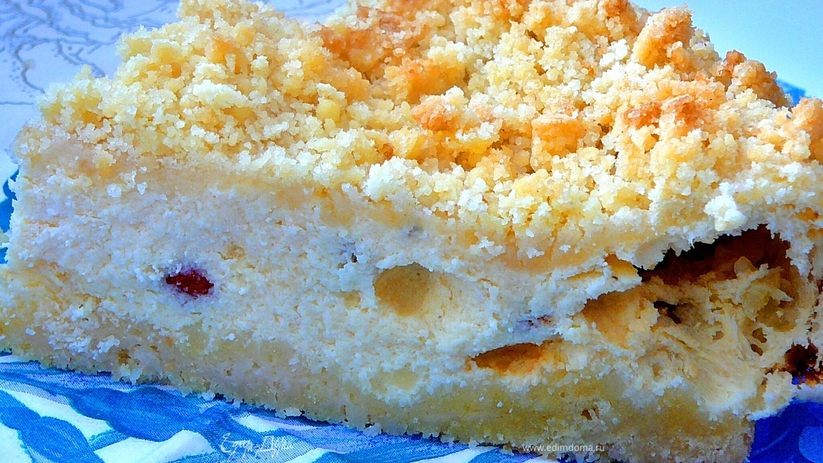 Пирог с творогом