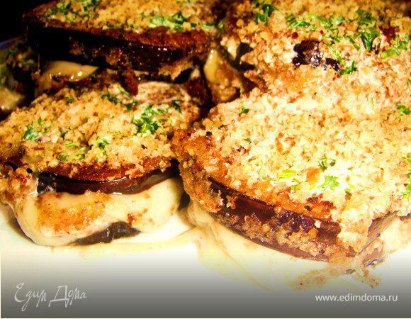 Сэндвич из баклажанов с сыром в хрустящей панировке, пошаговый рецепт на 761 ккал, фото, ингредиенты - Альбина