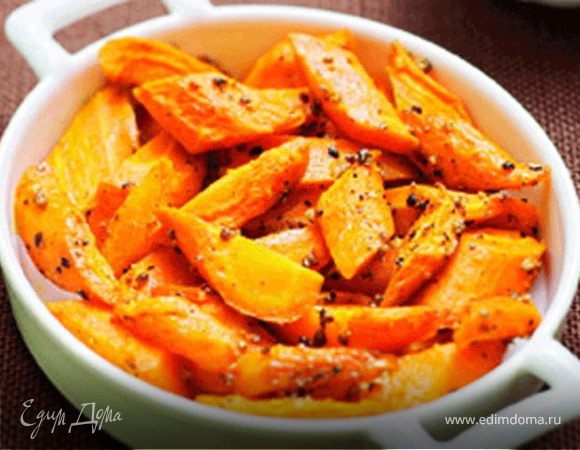 Морковь, запеченная с кориандром Морковь, запеченная с кориандром