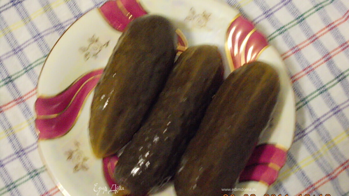 Соленые огурчики от моих тетушек