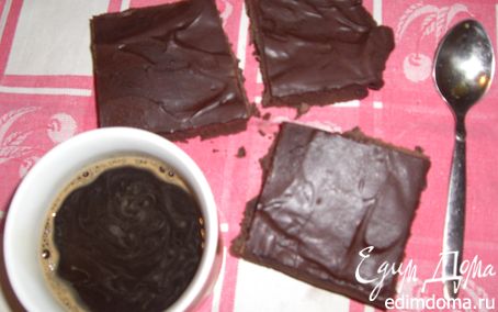 Рецепт Шоколадно-сметанное пирожное