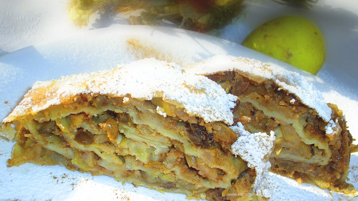 Венский яблочный штрудель