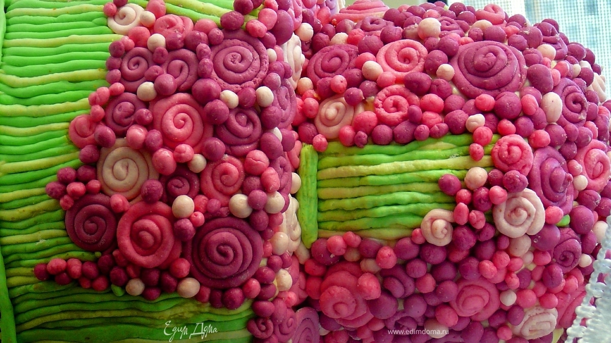 Торт "Цветочная поляна"