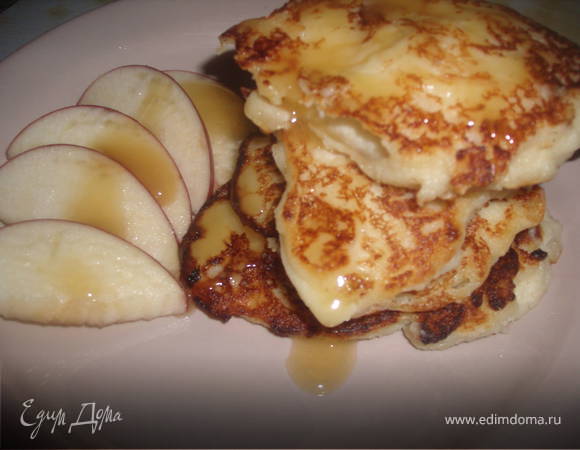 Творожно-грушевые оладушки Творожно-грушевые оладушки