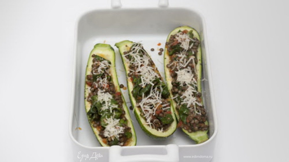 Чечевица с цукини (рецепт от Юлии Высоцкой)