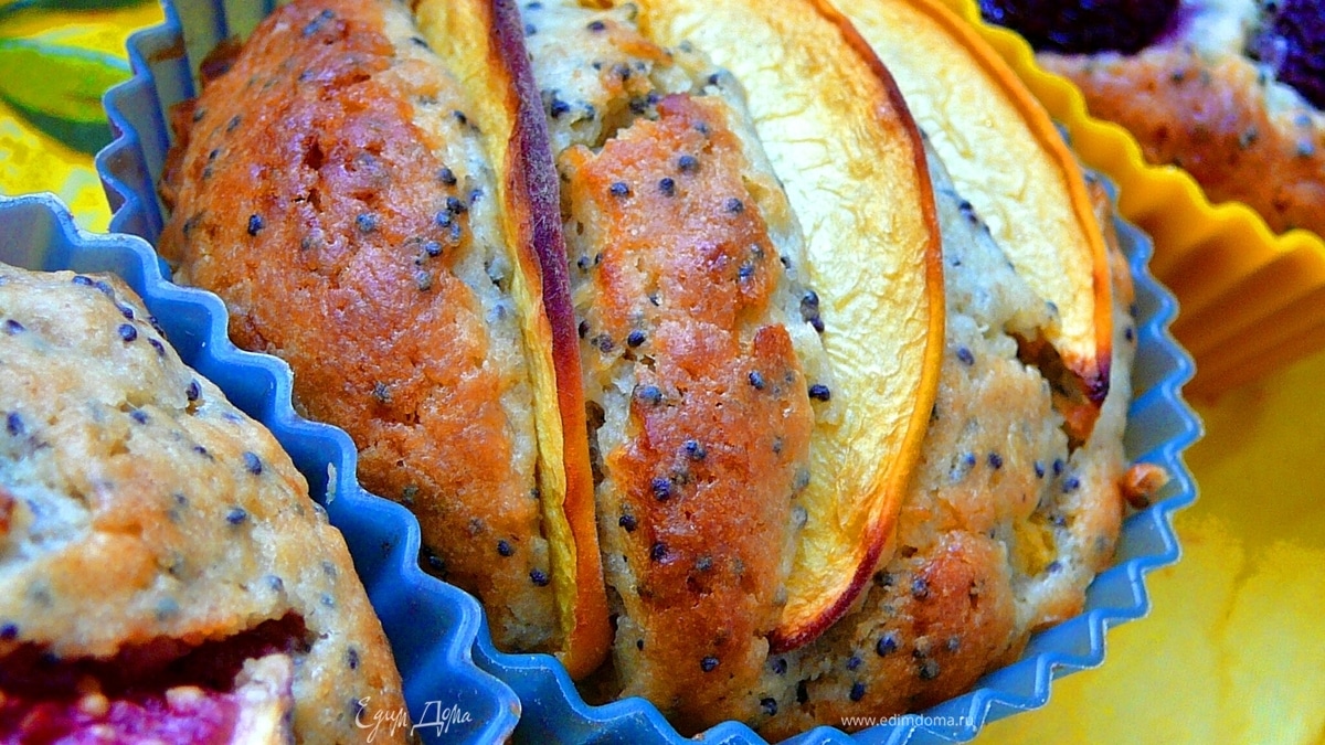 Кексы с персиками и не только...