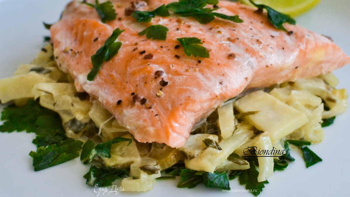 Нежнейший лосось с фенхелем