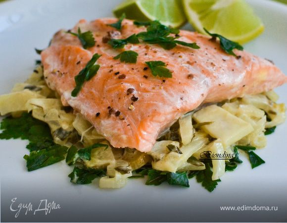 Нежнейший лосось с фенхелем