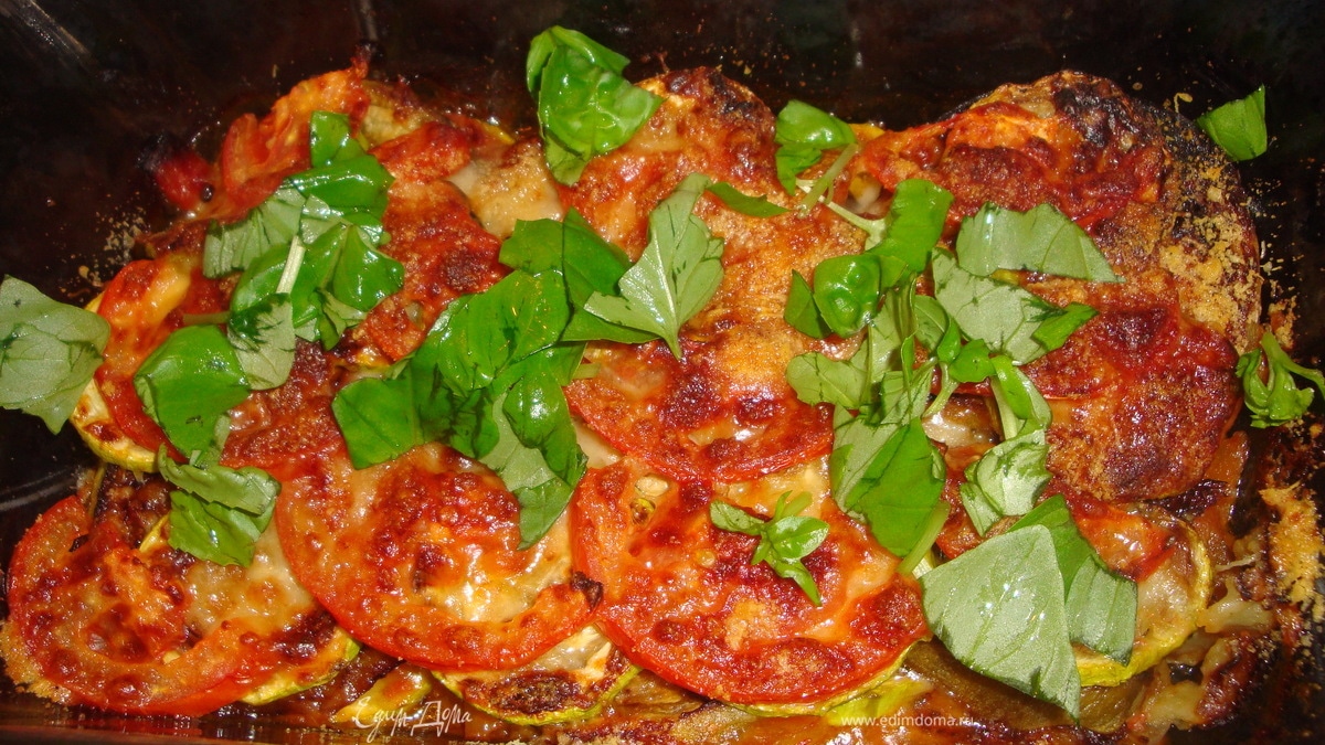 Лазанья из овощей