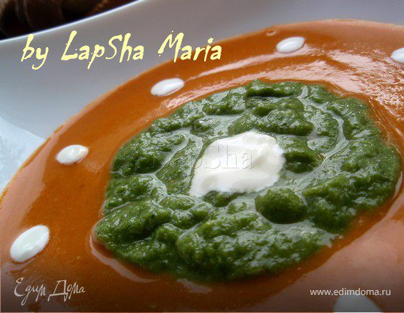 Чечевичный крем-суп с брокколи и шпинатом Чечевичный крем-суп с брокколи и шпинатом