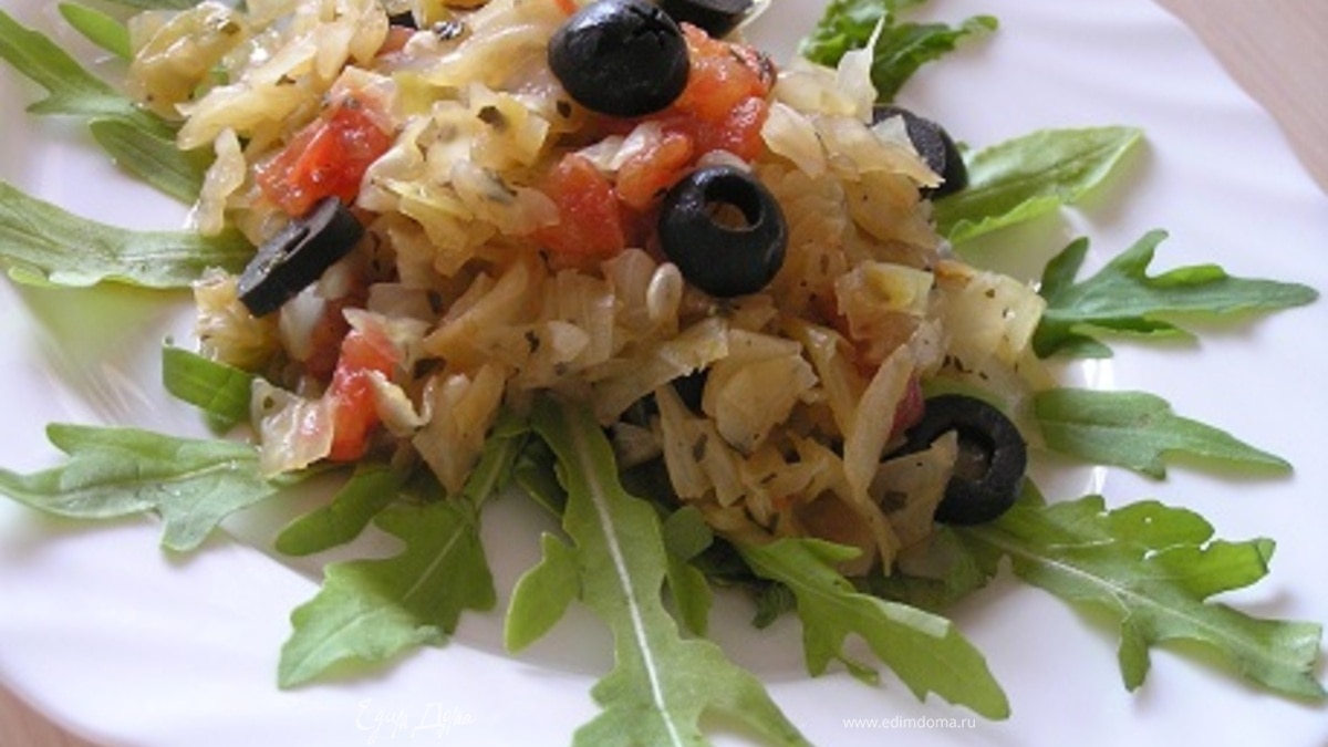 Тушеная капуста по-итальянски