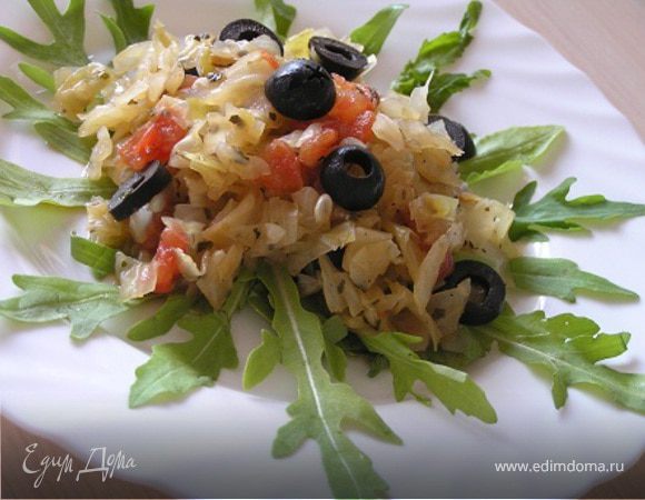 Тушеная капуста по-итальянски