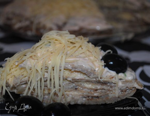 Печеночный тортик Печеночный тортик