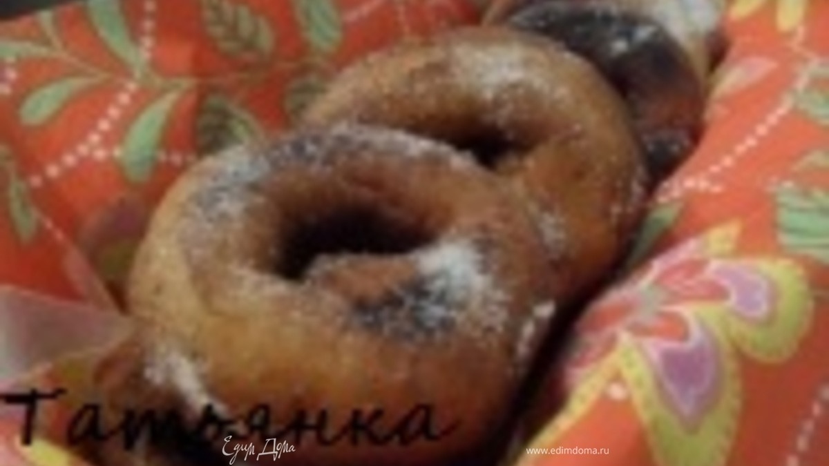 Пончики на сгущенке, пышненькие:)