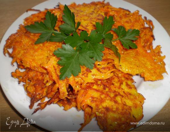 Морковные драники Морковные драники