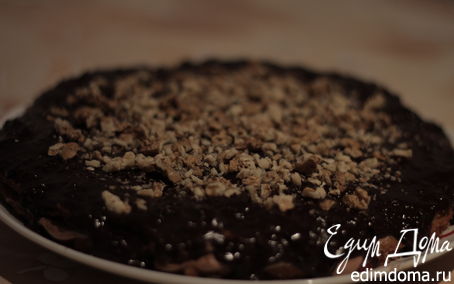 Рецепт Шоколадно ореховый торт с вишней