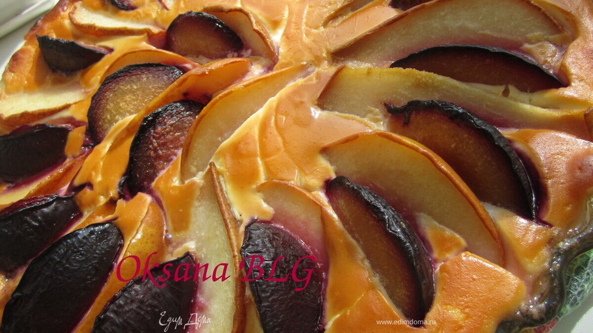 Тарт "Творог, фрукты, карамель"