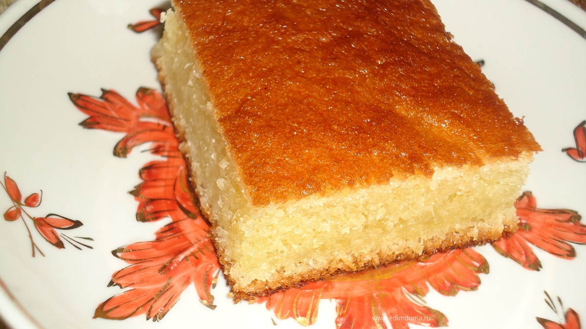 Бисквит на майонезе 