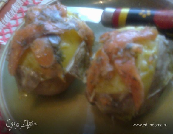 Лосось на "МУНДИРАХ"