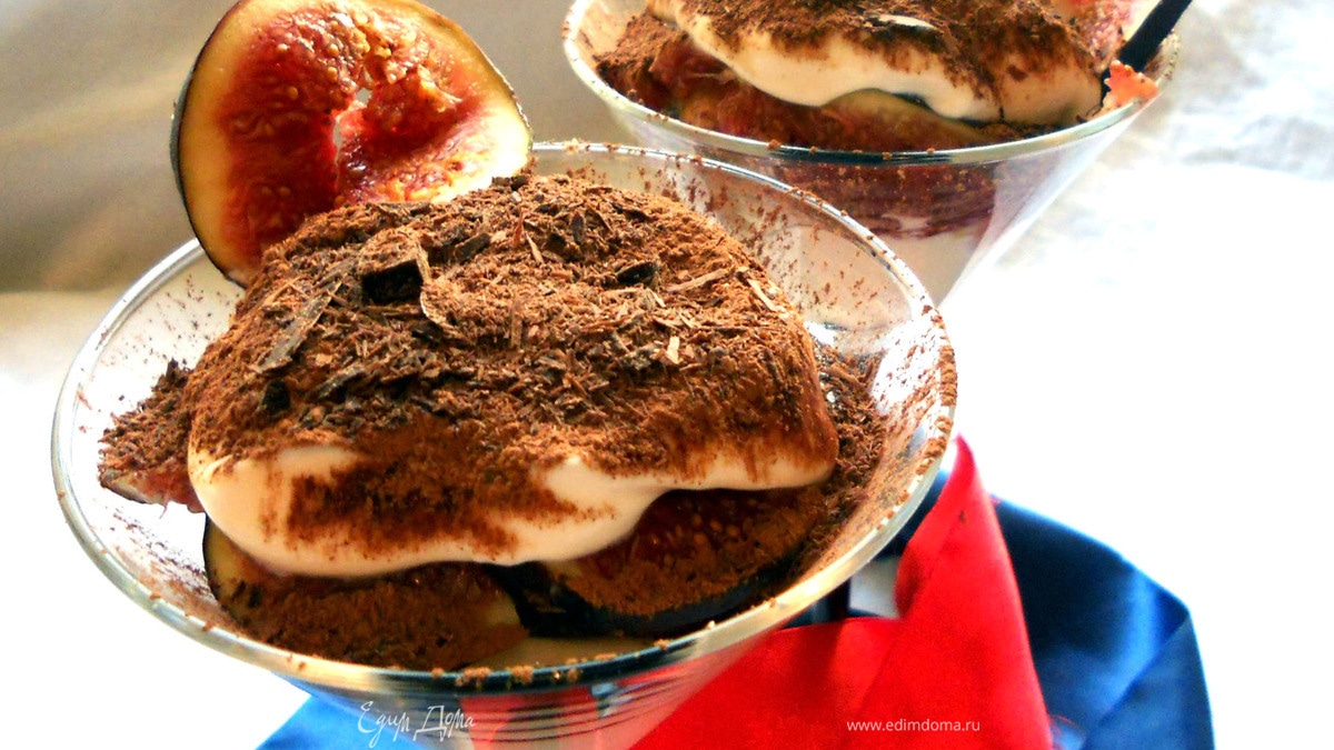 Тирамису с инжиром