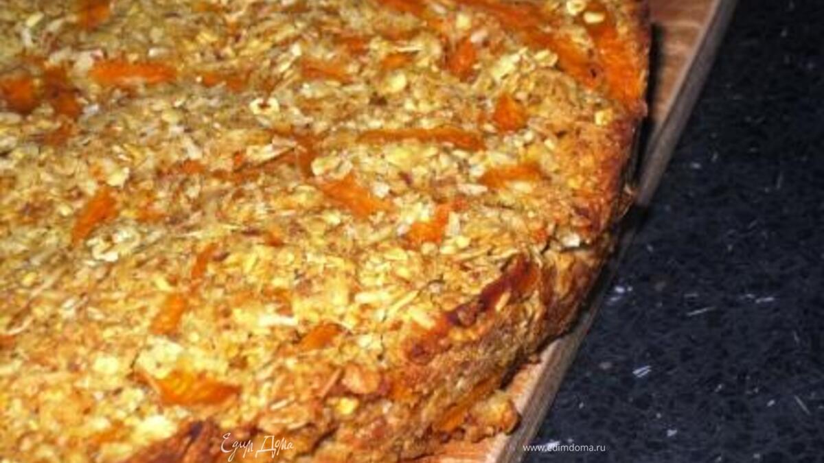 Овсяно-кокосовая запеканка с тыквой