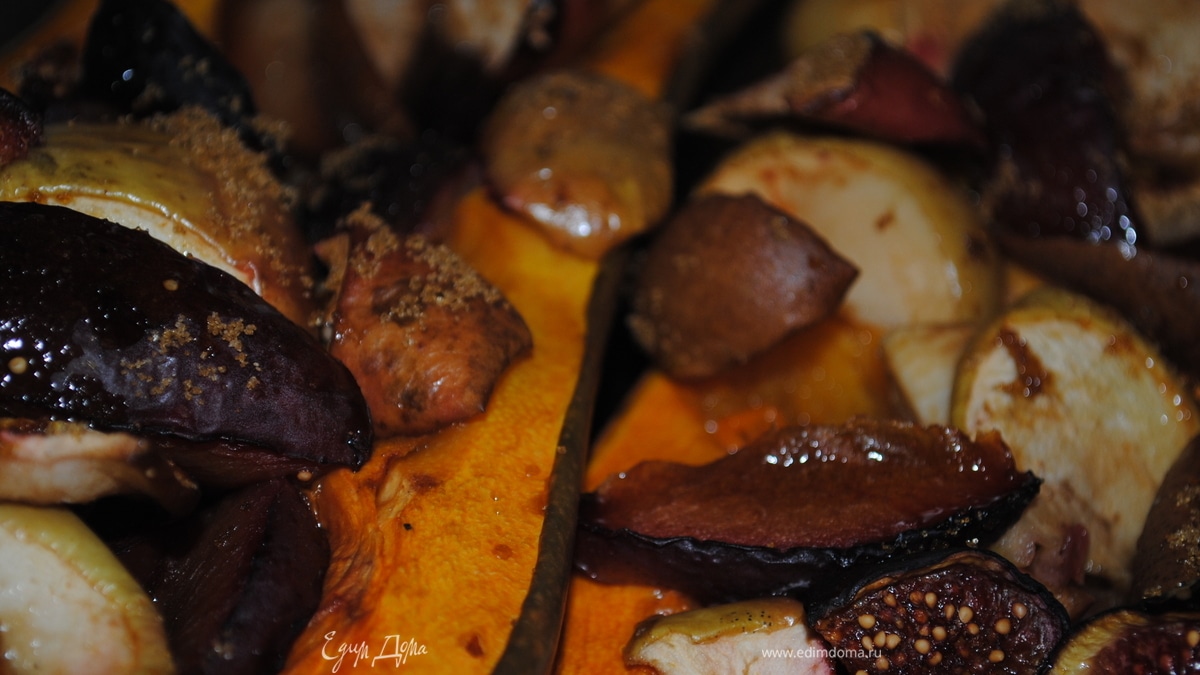 Тыква с фруктами " Дары осени"