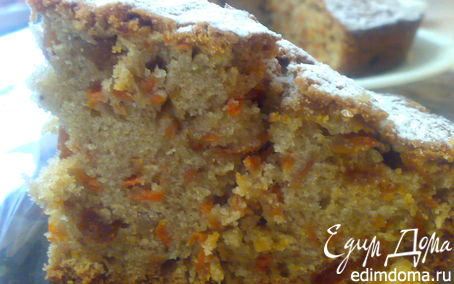 Рецепт Морковный пирог с корицей и изюмом