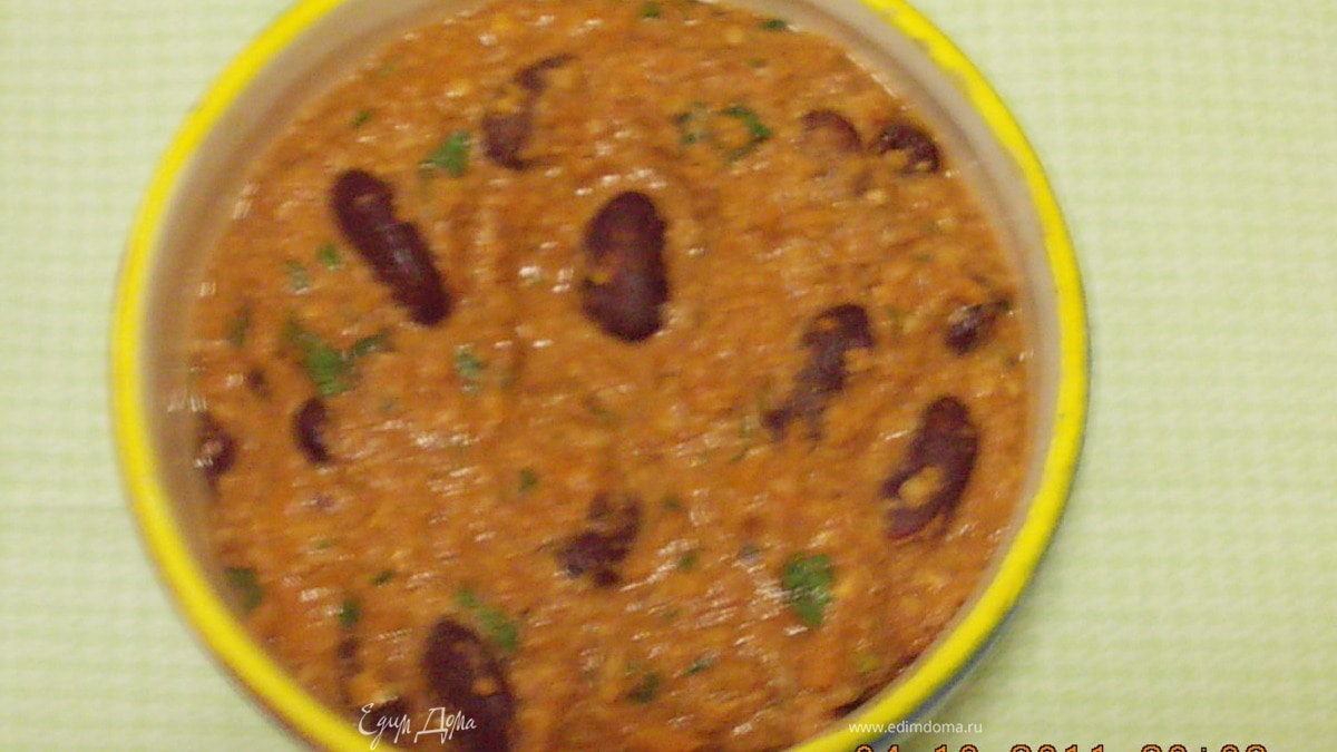 Cалат "Ореховая фасоль"