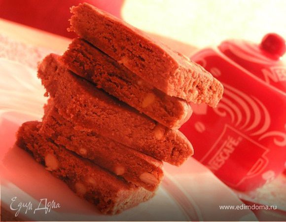 Шортбред с шоколадом и кедровыми орешками