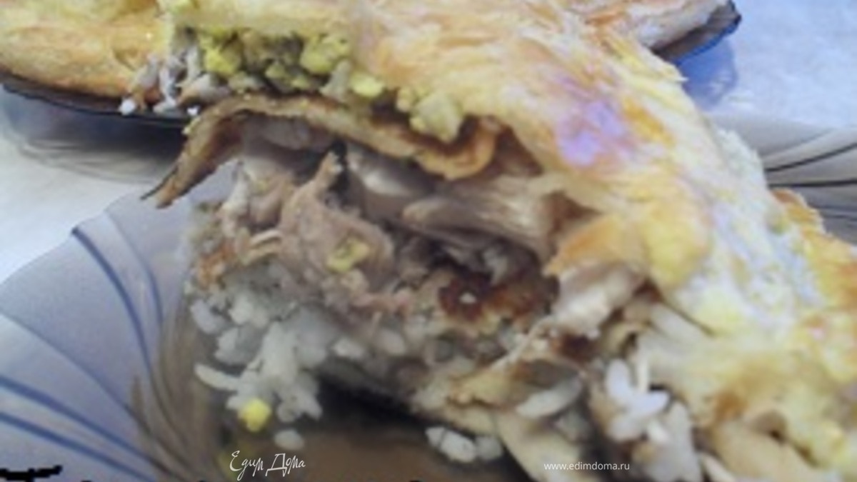 Пирог "Курник"по старорусскому рецепту.